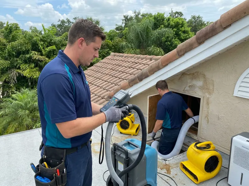 Roof Leak Water Damage Restoration in Tampa, FL